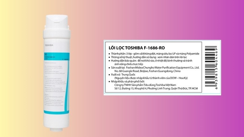 L&otilde;i lọc R.O Toshiba số 2 F-1686-RO