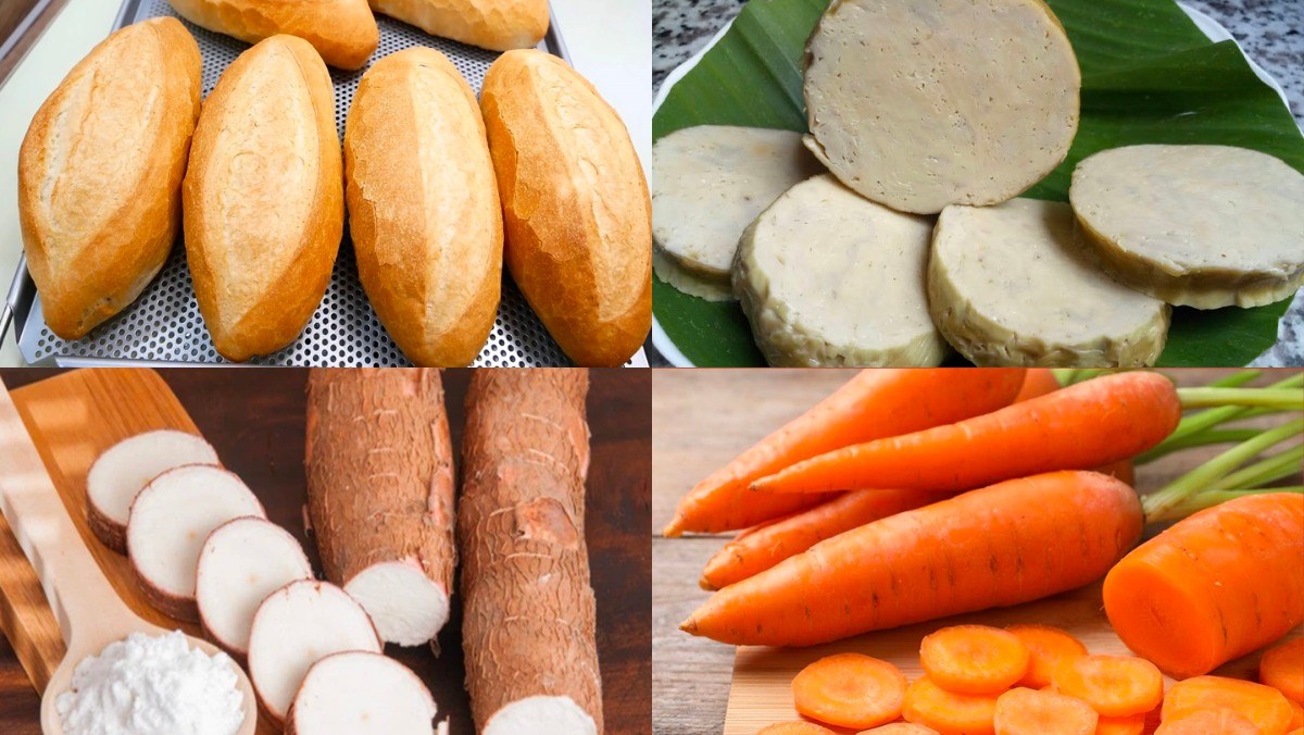 Nguyên liệu món ăn 2 cách làm bánh mì hấp chay