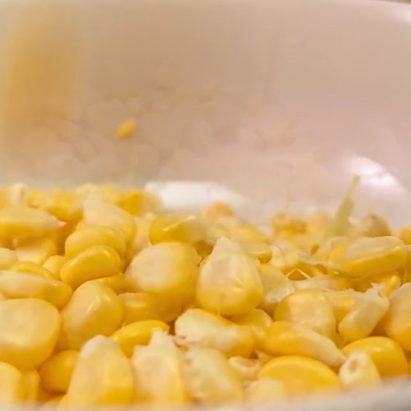 Step 1 Prepare Ingredients for Fried Corn (Recipe shared from Tiktok Cooking with TasteVN)