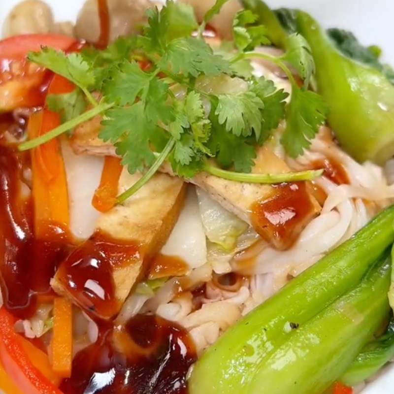 Bước 4 Thành phẩm Phở xào nấm chay