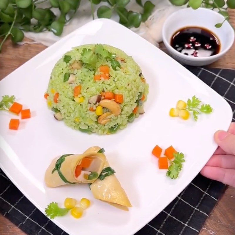 Bước 5 Thành phẩm Cơm chiên nấm đông cô