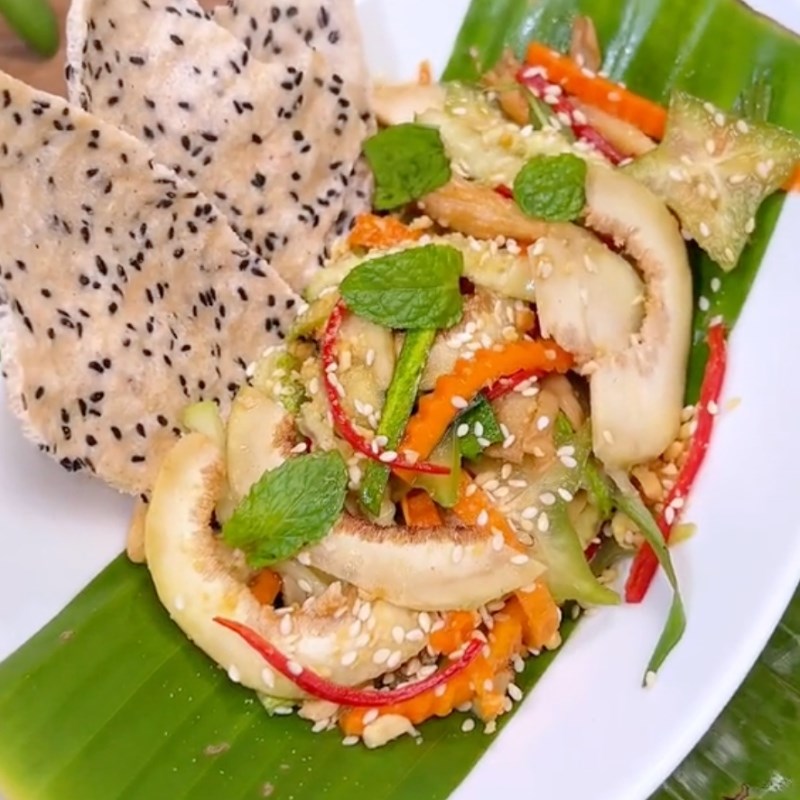 Bước 4 Thành phẩm Gỏi trái vải chay (Công thức được chia sẻ bởi Tiktok Bếp chay XANH)