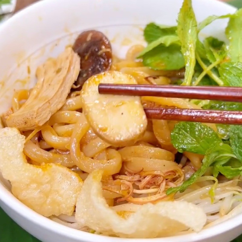 Bước 6 Thành phẩm Cao lầu chay (Công thức được chia sẻ bởi Tiktok Bếp chay XANH)
