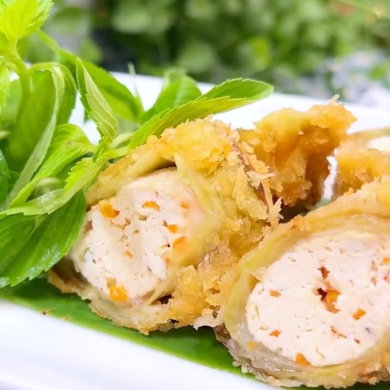 Bước 7 Thành phẩm Cà tím cuộn chiên xù