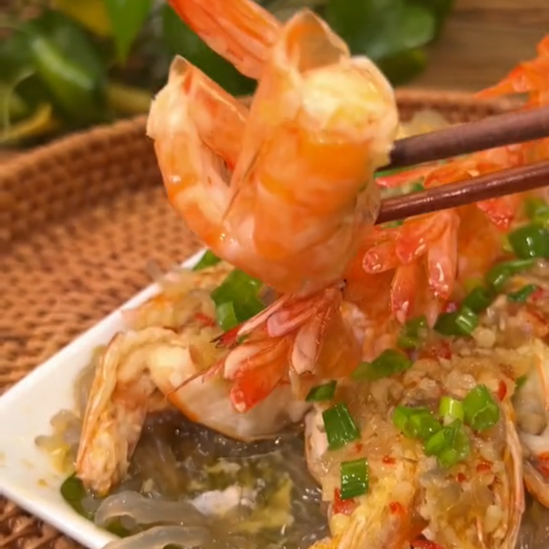 Bước 4 Thành phẩm Tôm hấp tỏi (Công thức được chia sẻ tù Tiktok Vào bếp cùng Điện máy XANH)