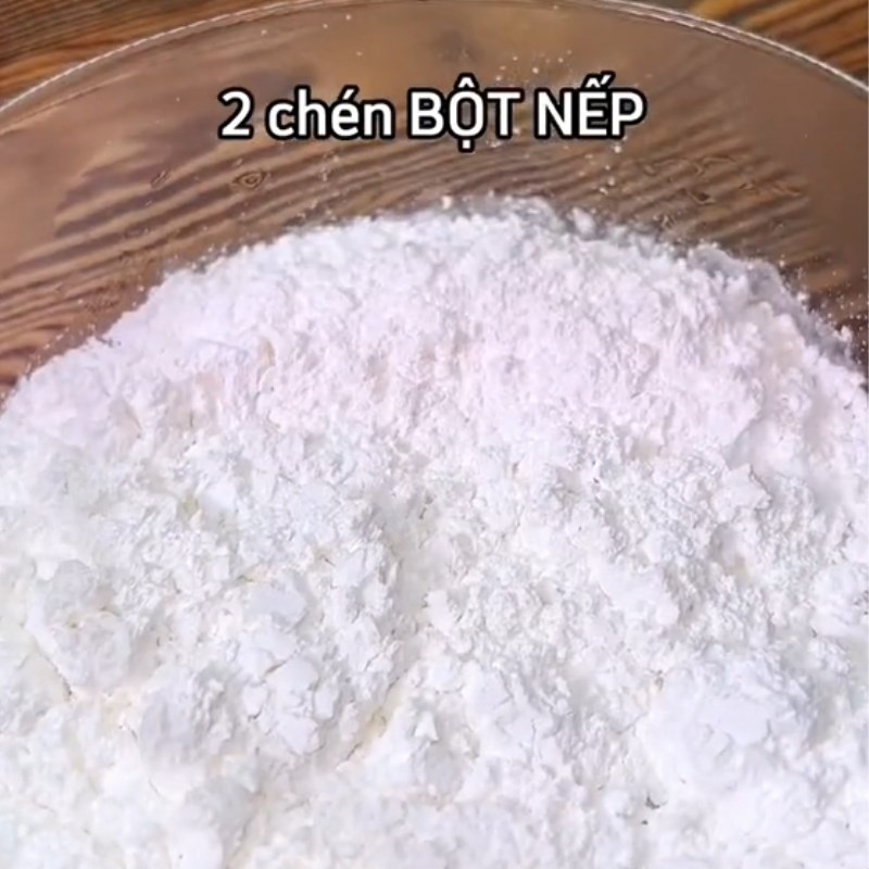 Bước 2 Trộn bột Bánh nếp khoai môn (Công thức được chia sẻ từ Tiktok Vào bếp cùng Điện máy XANH)