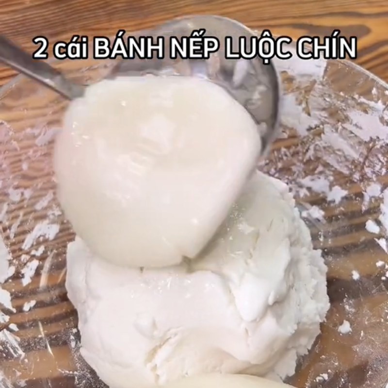 Bước 2 Trộn bột Bánh nếp khoai môn (Công thức được chia sẻ từ Tiktok Vào bếp cùng Điện máy XANH)