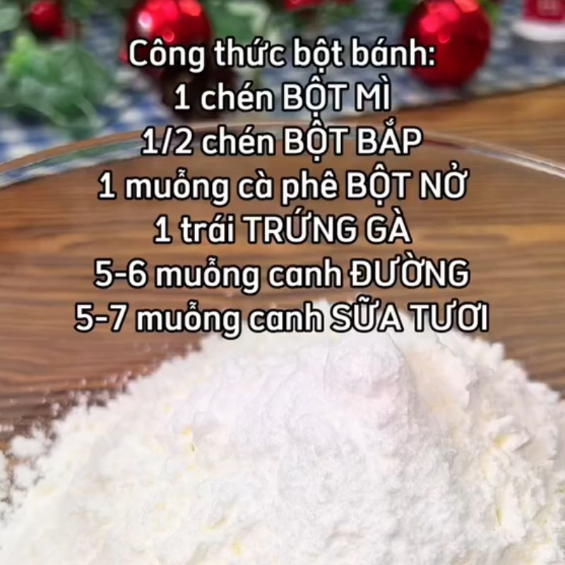 Bước 1 Trộn bột Bánh trứng cuộn (Công thức được chia sẻ từ Tiktok Vào bếp cùng Điện máy XANH)