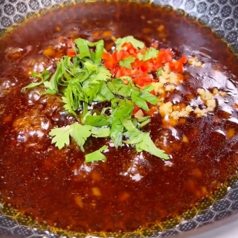 Bước 6 Xốt chấm Cà tím cuộn chiên xù