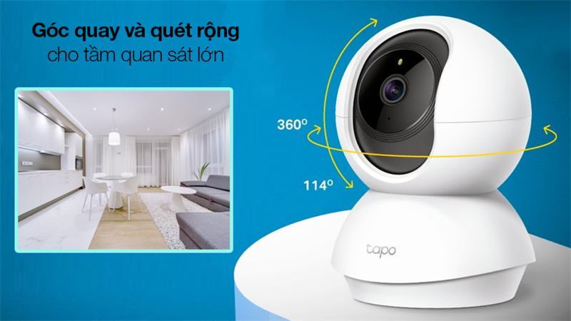 5. Camera IP 360 Độ 1536P TP-Link Tapo C210