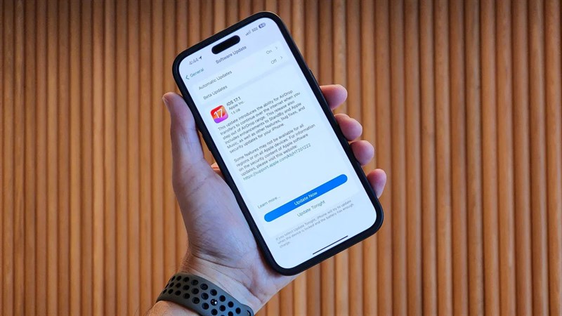 Apple chính thức khoá sign iOS 17.1