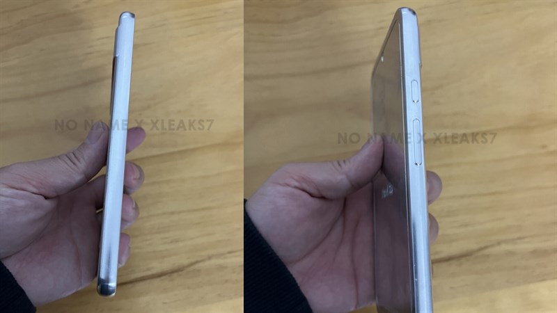 Cạnh phải và trái của Google Pixel 8a Cạnh phải và trái của Google Pixel 8a