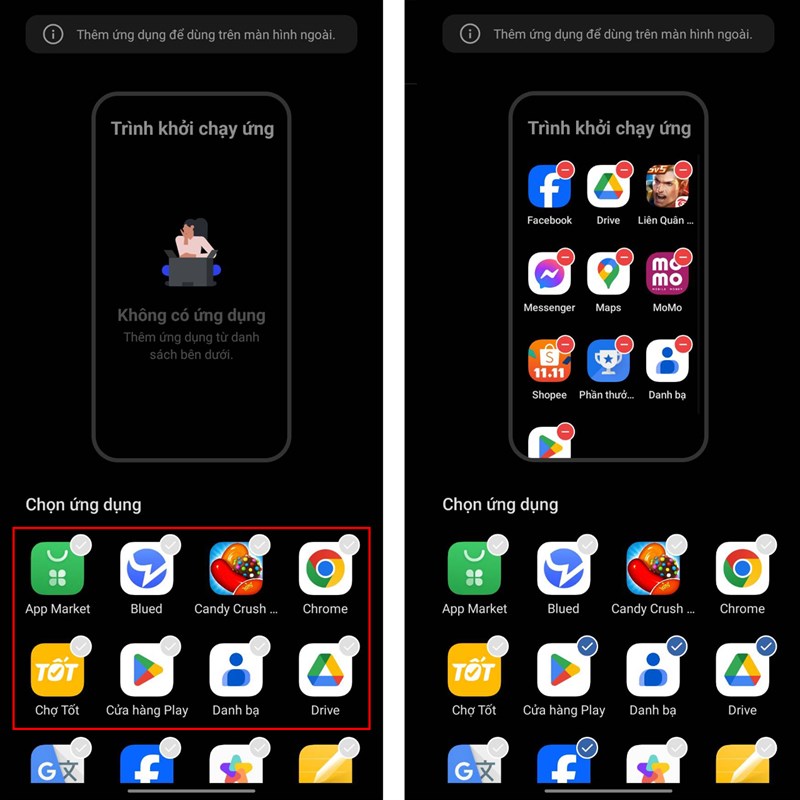 Cách mở ứng dụng ở màn hình ngoài OPPO Find N3 Flip Cách mở ứng dụng ở màn hình ngoài OPPO Find N3 Flip