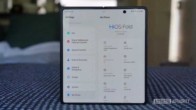 Tecno Phantom V Fold đã gây bất ngờ với mức giá rẻ nhưng vẫn có cấu hình tốt Tecno Phantom V Fold đã gây bất ngờ với mức giá rẻ nhưng vẫn có cấu hình tốt