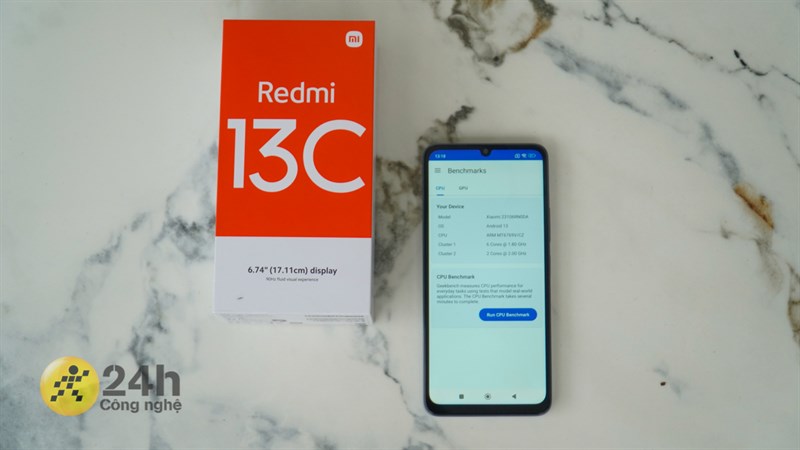 Cùng đến với mục chấm điểm hiệu năng Redmi 13C nhé!