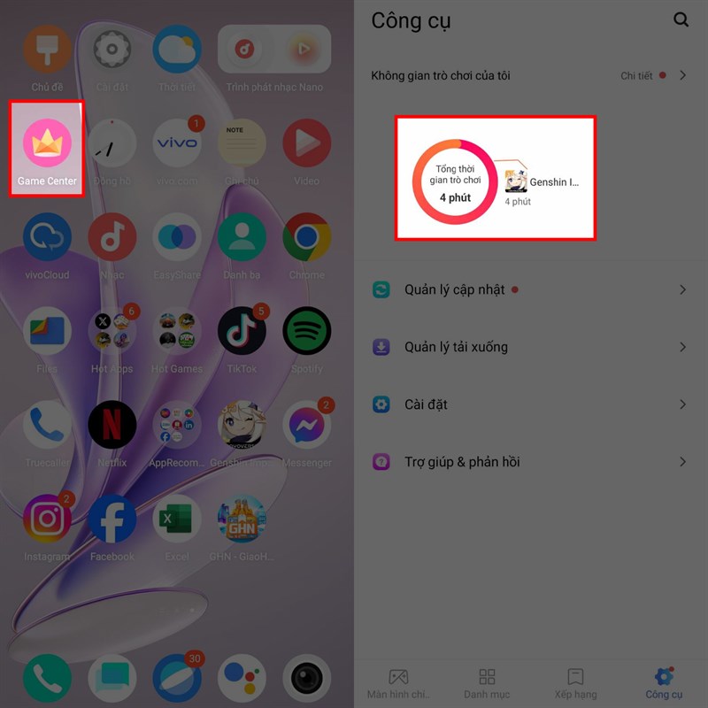Cách chỉnh hiệu năng chơi game trên Vivo V29 Cách chỉnh hiệu năng chơi game trên Vivo V29