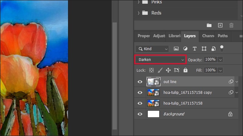 Cách làm tranh màu nước bằng Photoshop từ ảnh thật