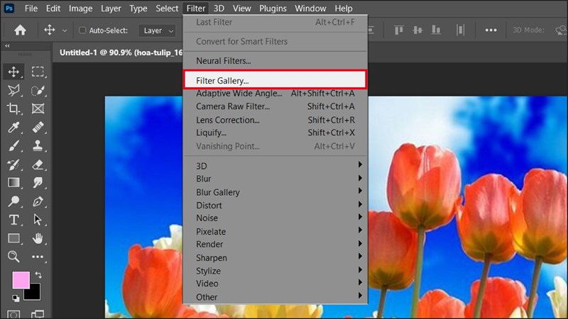 Cách làm tranh màu nước bằng Photoshop từ ảnh thật