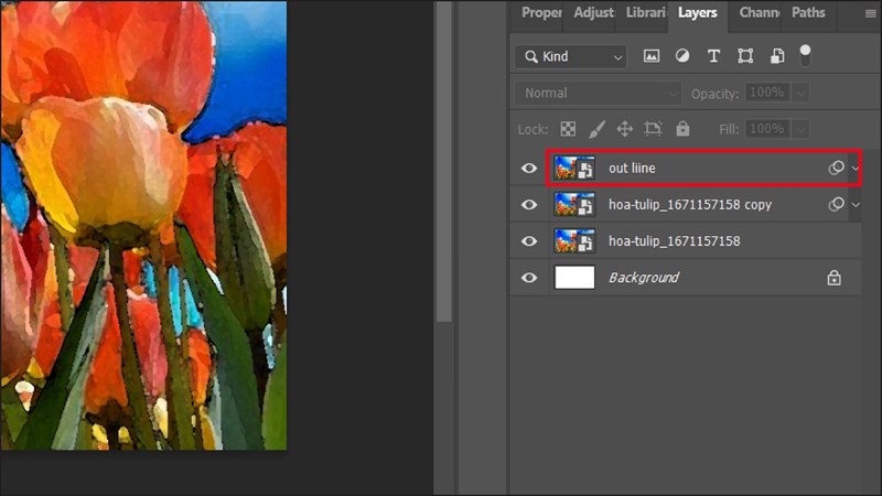 Cách làm tranh màu nước bằng Photoshop từ ảnh thật