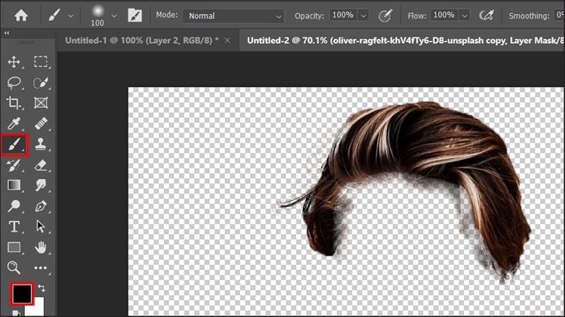 Cách tách tóc trong Photoshop