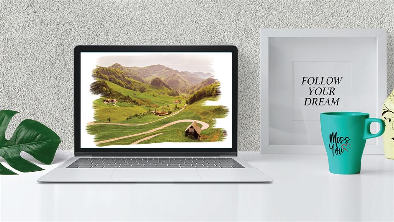 Cách tạo viền hiệu ứng vết sơn trong Photoshop