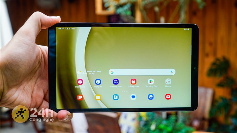 Màn hình Galaxy Tab A9 có chất lượng hiển thị rất tốt.