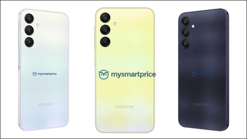 3 tuỳ chọn màu sắc của Galaxy A25 3 tuỳ chọn màu sắc của Galaxy A25