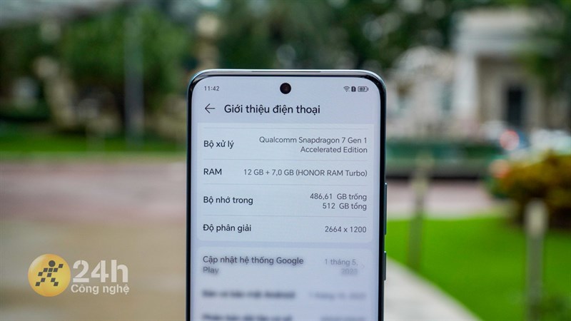 Honor 90 được trang bị bộ cấu hình mạnh mẽ với Snapdragon 7 Gen 1.