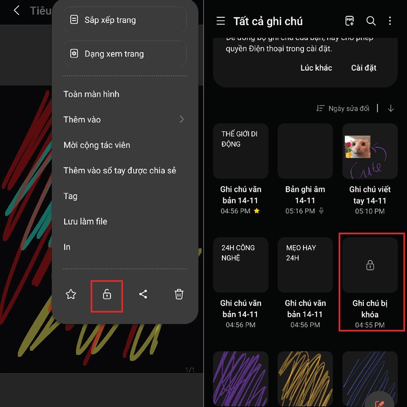 Mẹo sử dụng Samsung Notes