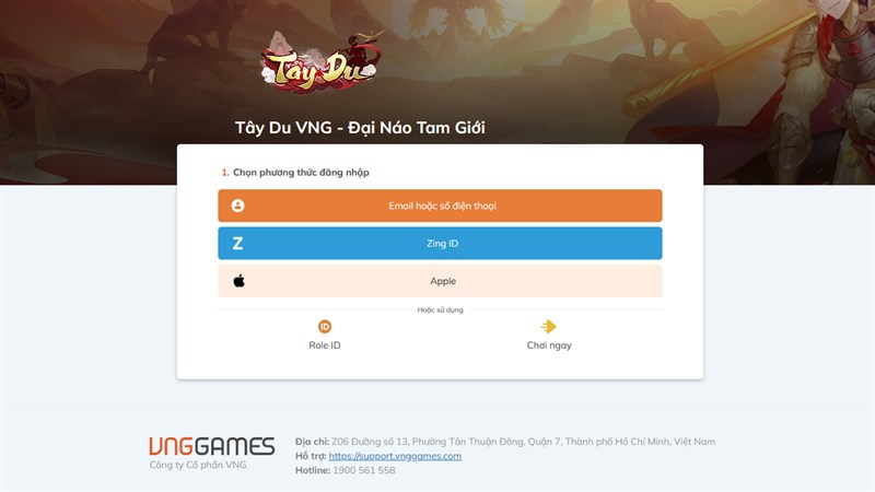 Fullcode Tây Du VNG