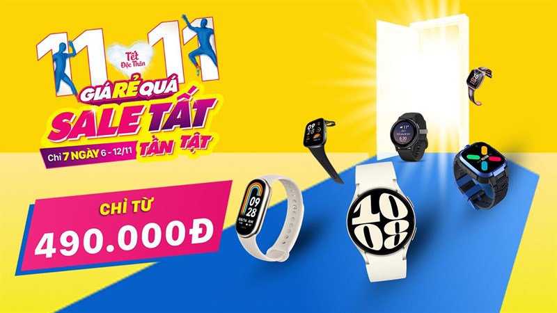 Ngày cuối săn ưu đãi Tết độc thân, tưng bừng giảm giá smartwatch xịn sò giá chỉ từ 440K