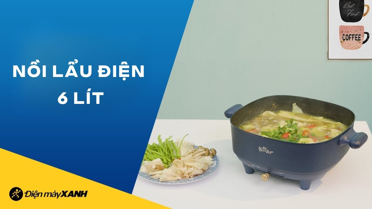 Gợi ý các mẫu nồi lẩu điện 6 lít