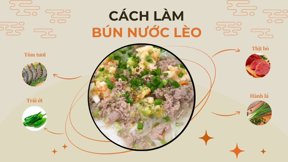 Bún nước lèo (Công thức được chia sẻ bởi Tiktok Vào bếp cùng KitchenAZ)