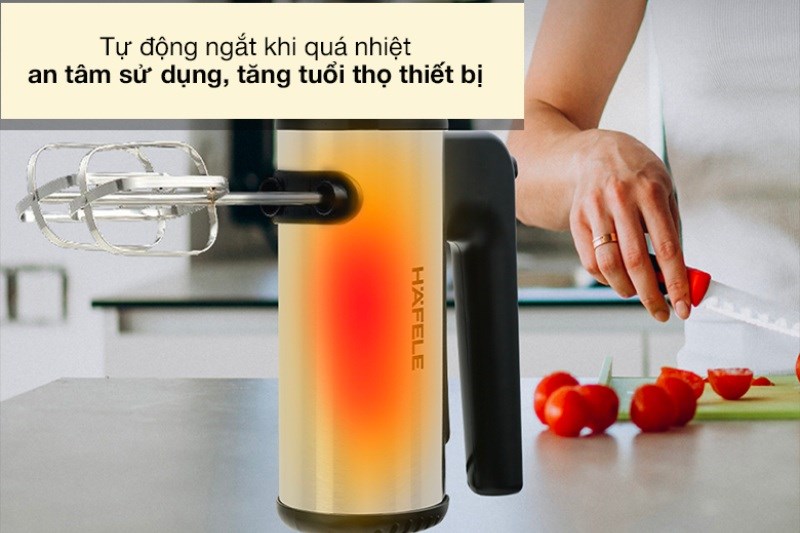 m&aacute;y đ&aacute;nh trứng cầm tay của Đức c&oacute; chế độ tự ngắt khi qu&aacute; nhiệt