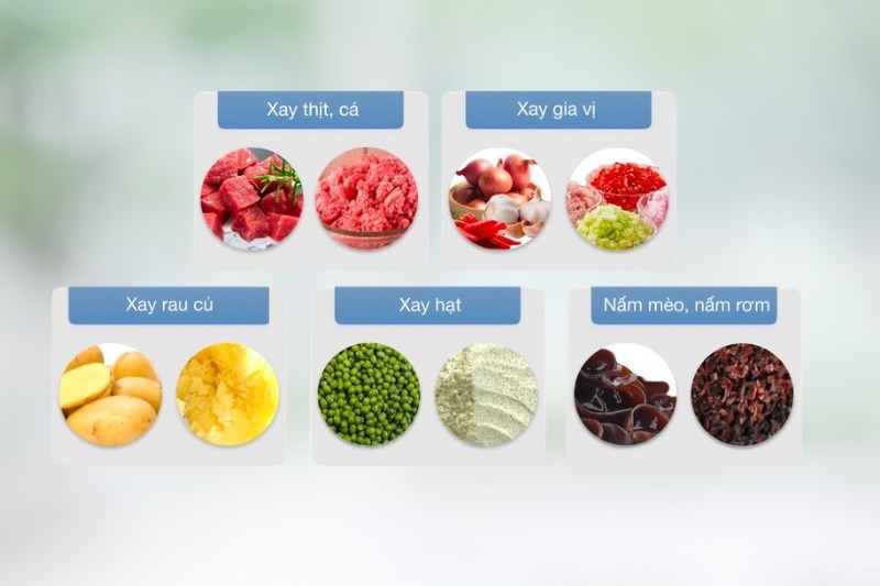 Máy xay đa dạng chức năng xay thực phẩm