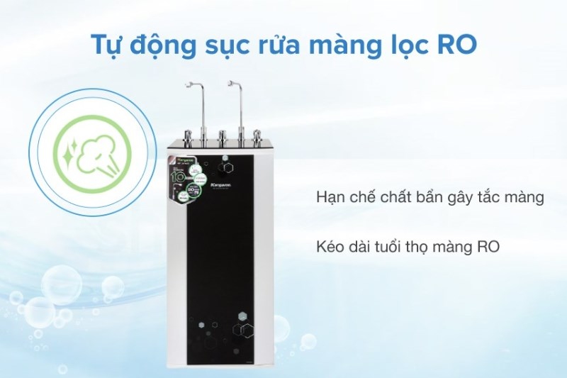 M&aacute;y lọc nước R.O n&oacute;ng nguội lạnh Hydrogen Kangaroo KG10A4VTU 10 l&otilde;i