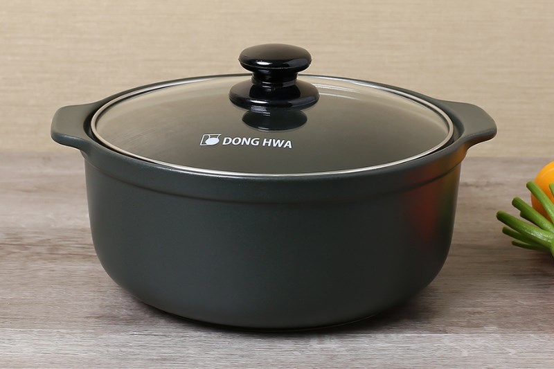 Nồi đất nắp k&iacute;nh 23 cm Dong hwa Tucbeghi G-705H