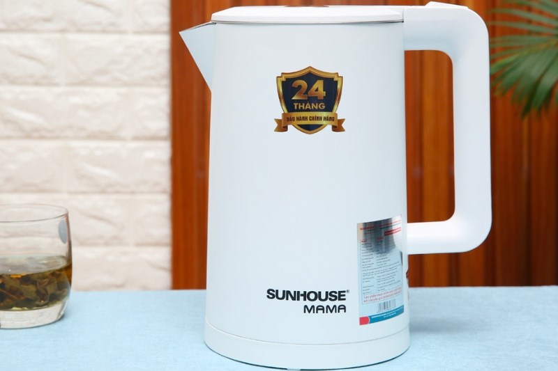 Bình đun siêu tốc Sunhouse Mama 1.7 lít SHD1386 Trắng