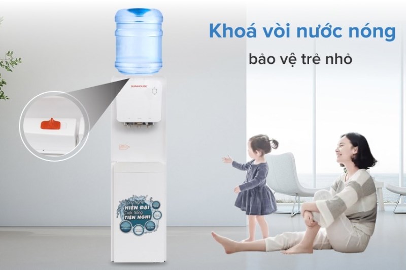 Cây nước nóng lạnh Sunhouse SHD9546 670W
