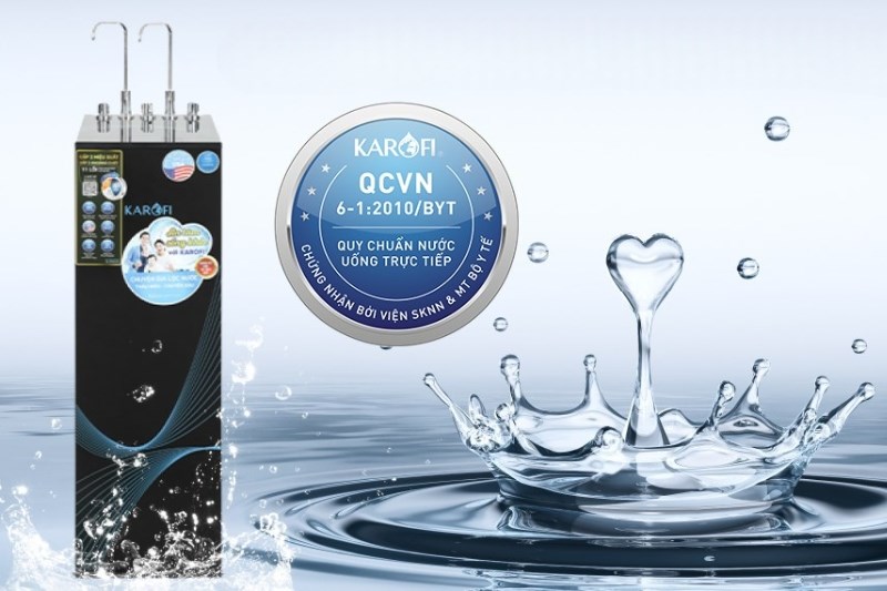 M&aacute;y lọc nước RO n&oacute;ng nguội lạnh Karofi KAD-X56 11 l&otilde;i 