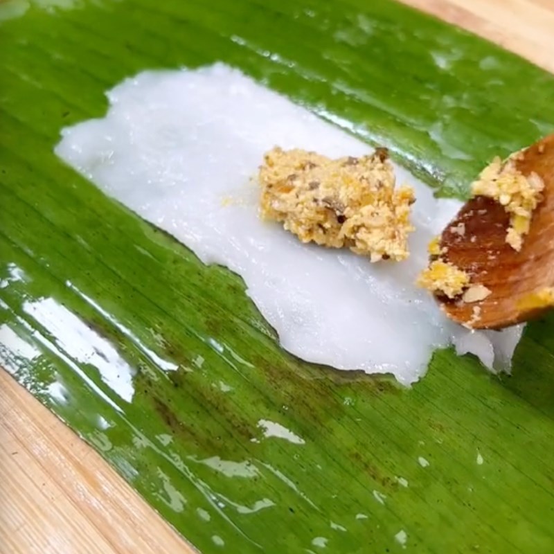 Bước 5 Gói bánh Bánh nậm chay nhân nấm đùi gà