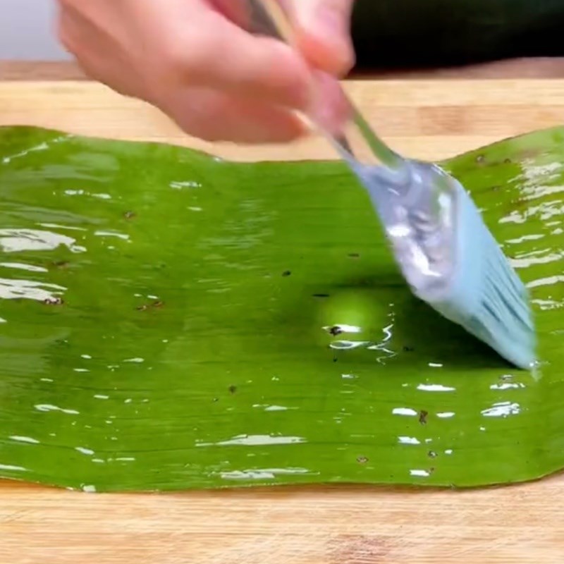Bước 5 Gói bánh Bánh nậm chay nhân nấm đùi gà