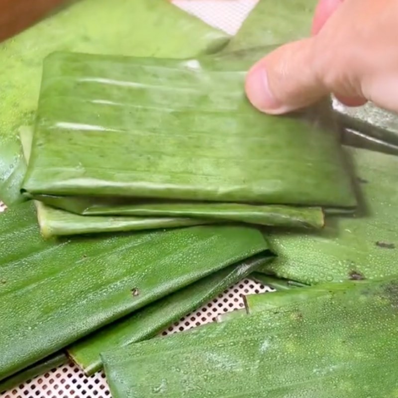 Bước 6 Hấp bánh Bánh nậm chay nhân nấm đùi gà