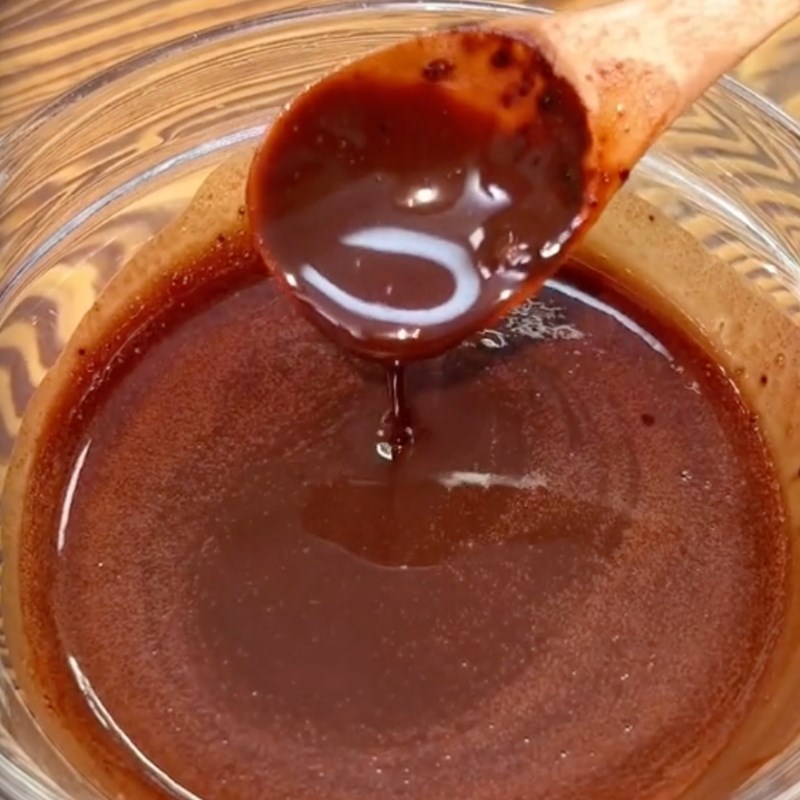 Bước 1 Khuấy tan bột milo Bánh cacao socola (Công thức được chia sẻ bởi Tiktok Vào bếp cùng Điện máy XANH)