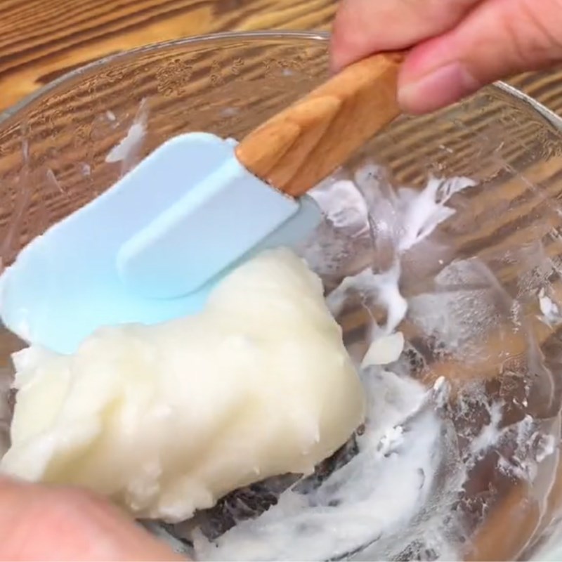 Bước 1 Làm mochi Bánh mochi donut (Công thức được chia sẻ từ Tiktok vào bếp cùng Điện máy XANH)