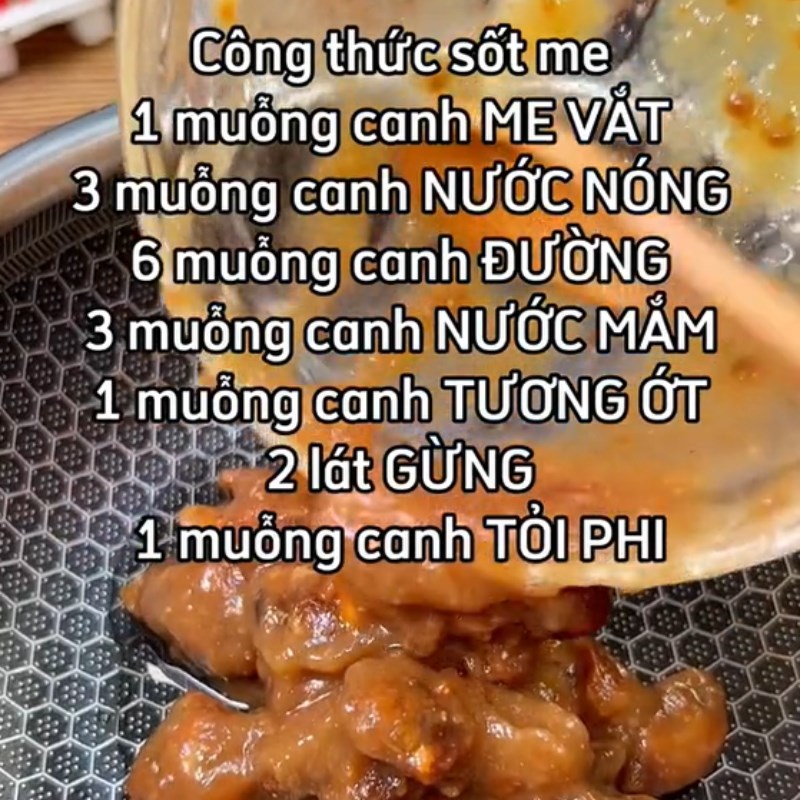 Bước 4 Làm nước sốt me Trứng cút chiên giòn chấm me (Công thức được chia sẻ từ Tiktok Vào bếp cùng Điện máy XANH)