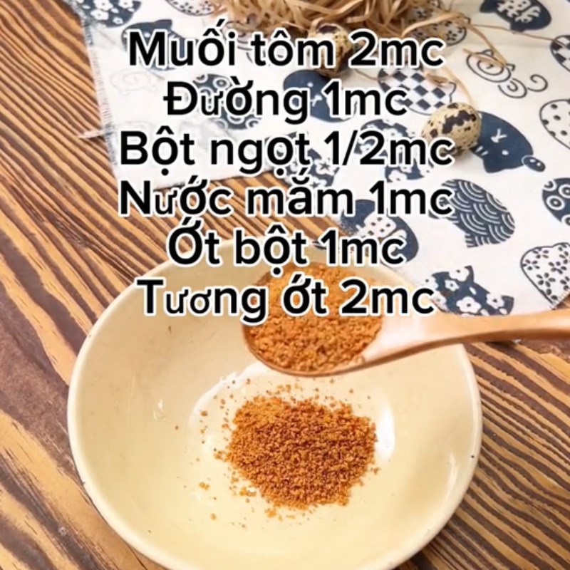 Bước 1 Làm nước sốt Chén trứng nướng (Công thức được chia sẻ từ Tiktok Vào bếp cùng Điện máy XANH)