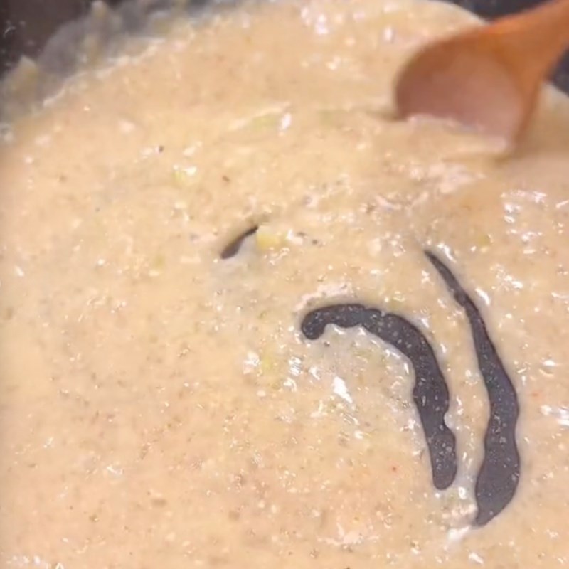 Bước 2 Làm xốt chao Canh bún chay riêu đậu hũ non