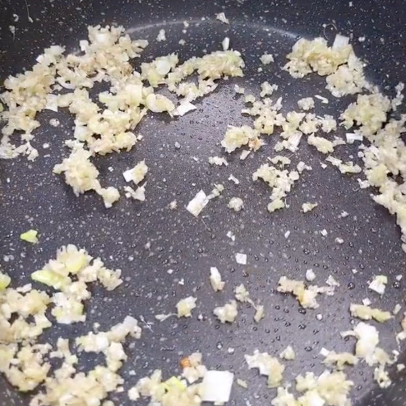 Bước 2 Làm xốt chao Canh bún chay riêu đậu hũ non