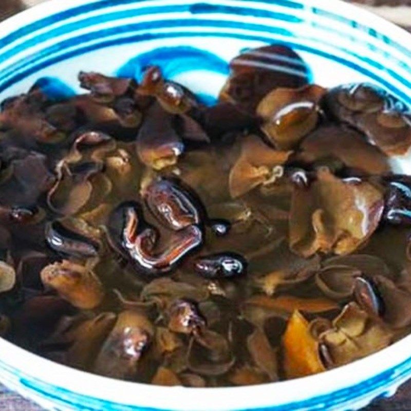 Bước 1 Sơ chế nguyên liệu Bánh nậm chay nhân nấm đùi gà